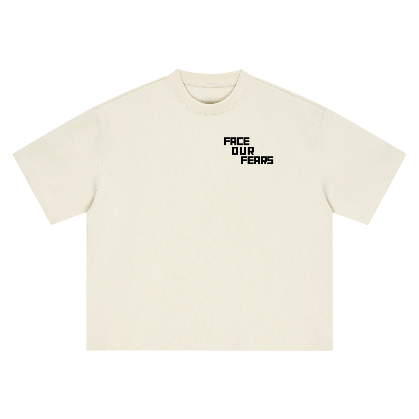 Master Yourself Oversized Tee - Ivory