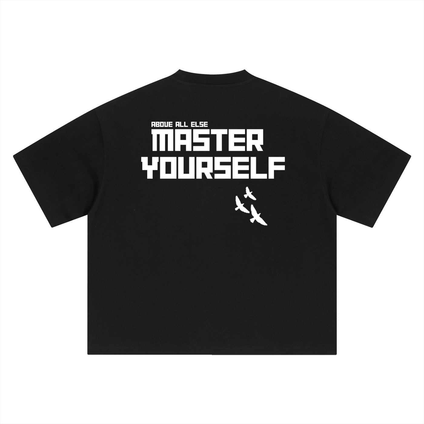 Master Yourself Oversized Tee - Black