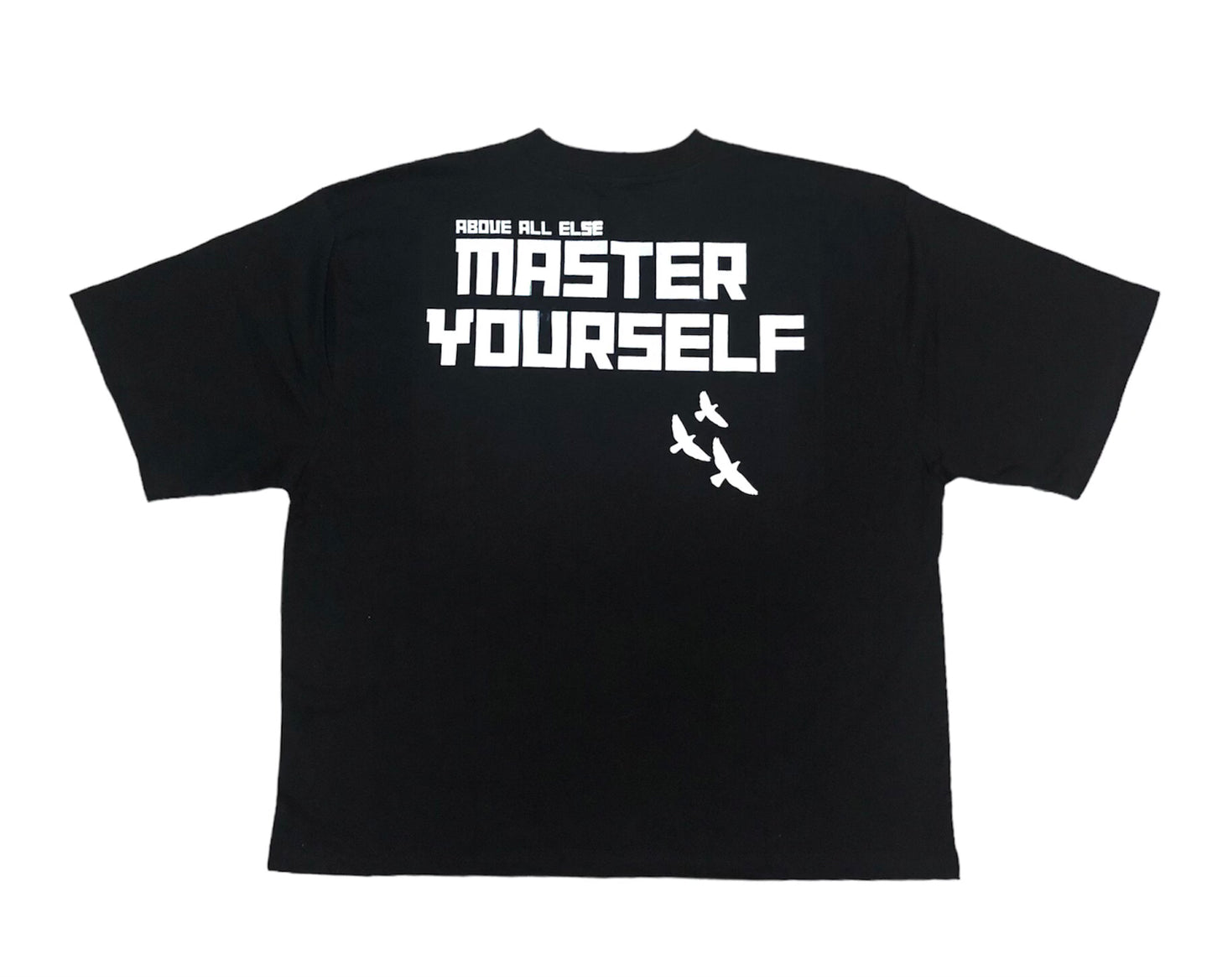 “Master yourself” Black Oversized tee